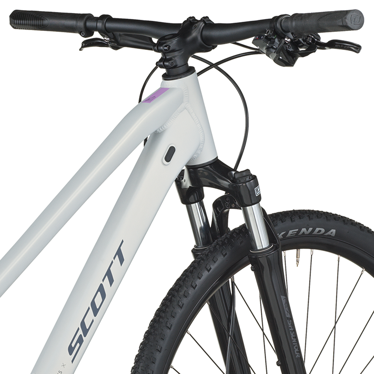 Scott Sub Cross 30 Slope, cockpit and fork