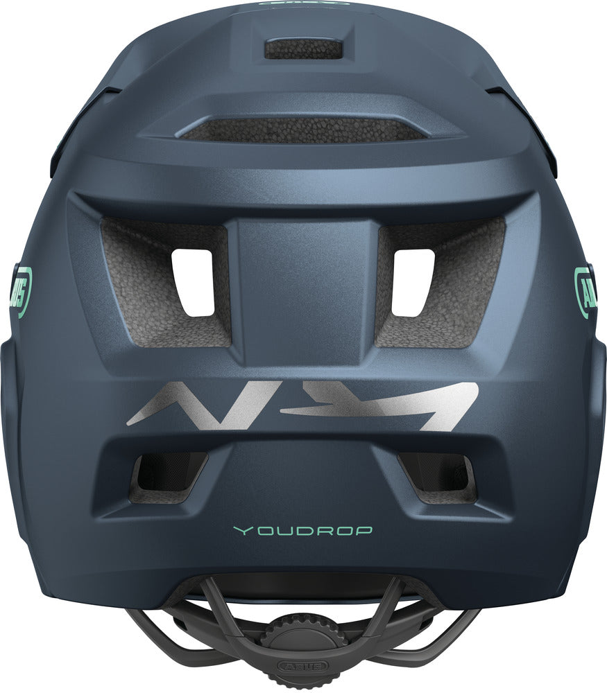 Abus YouDrop FF Kids Full-Face Helmet – rear view
