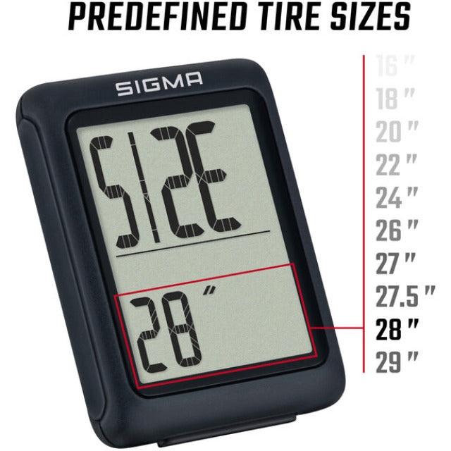 Sigma wireless bike computer BC 5.0 WL ATS