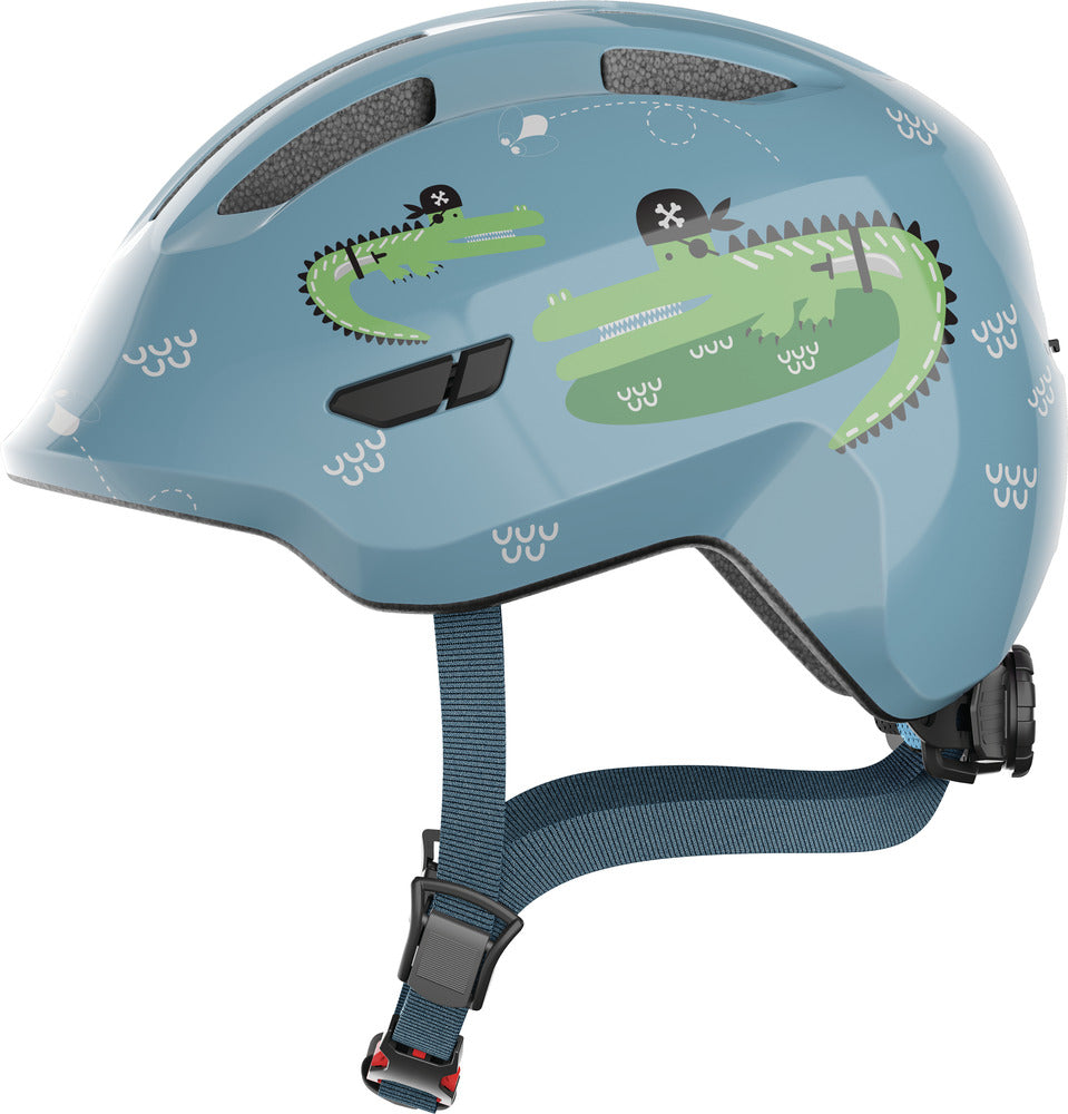 Abus Smiley 3.0 Kids Helmet – Blue Croco