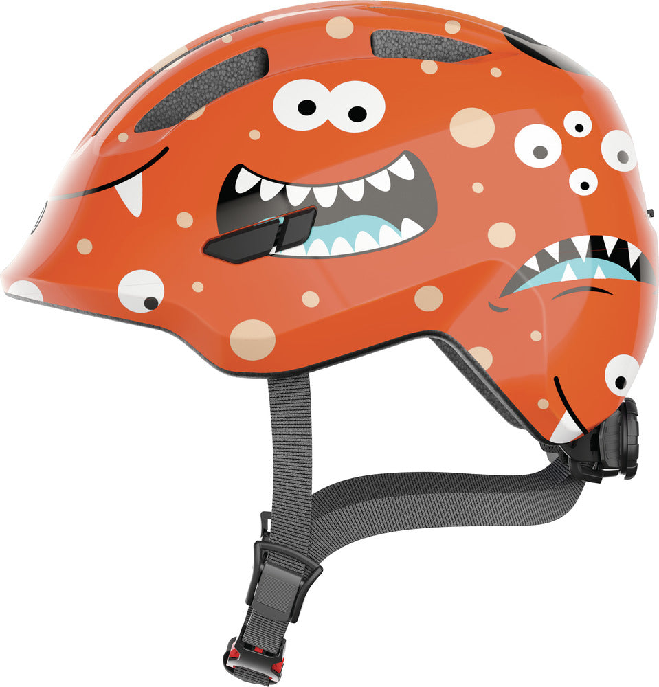 Abus Smiley 3.0 Kids Helmet – Orange Monster