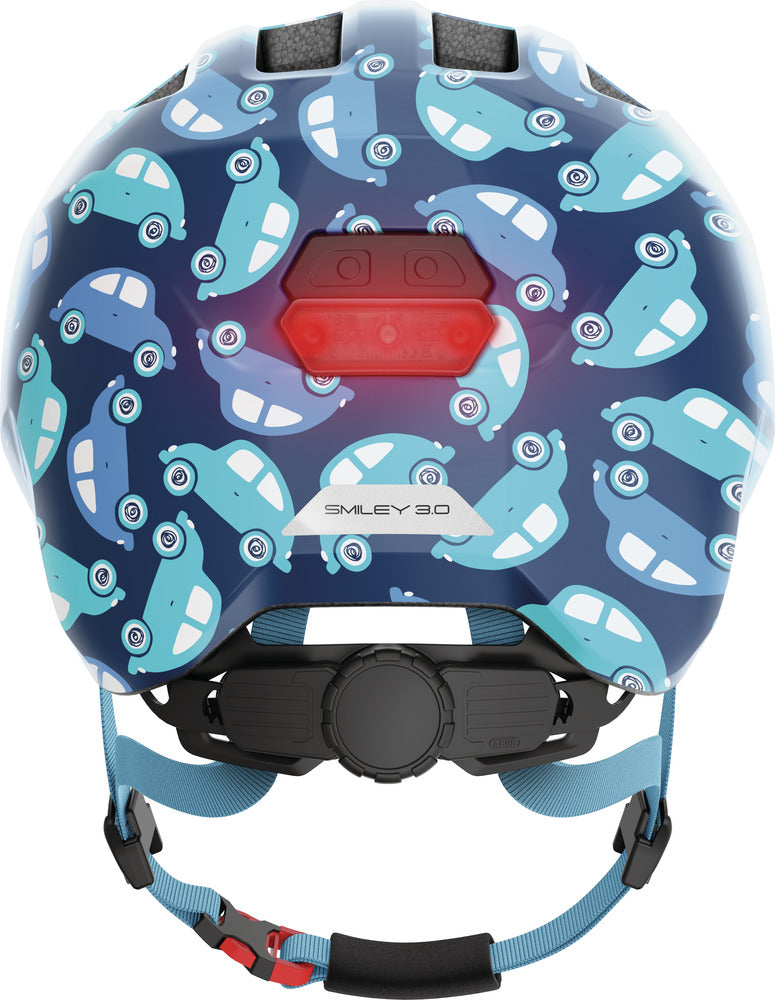 Abus Smiley 3.0 LED Kids Helmet – rear view