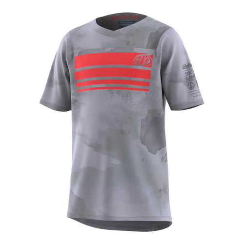 Maillot manches courtes enfant Troy Lee Designs Skyline Blocks Cement