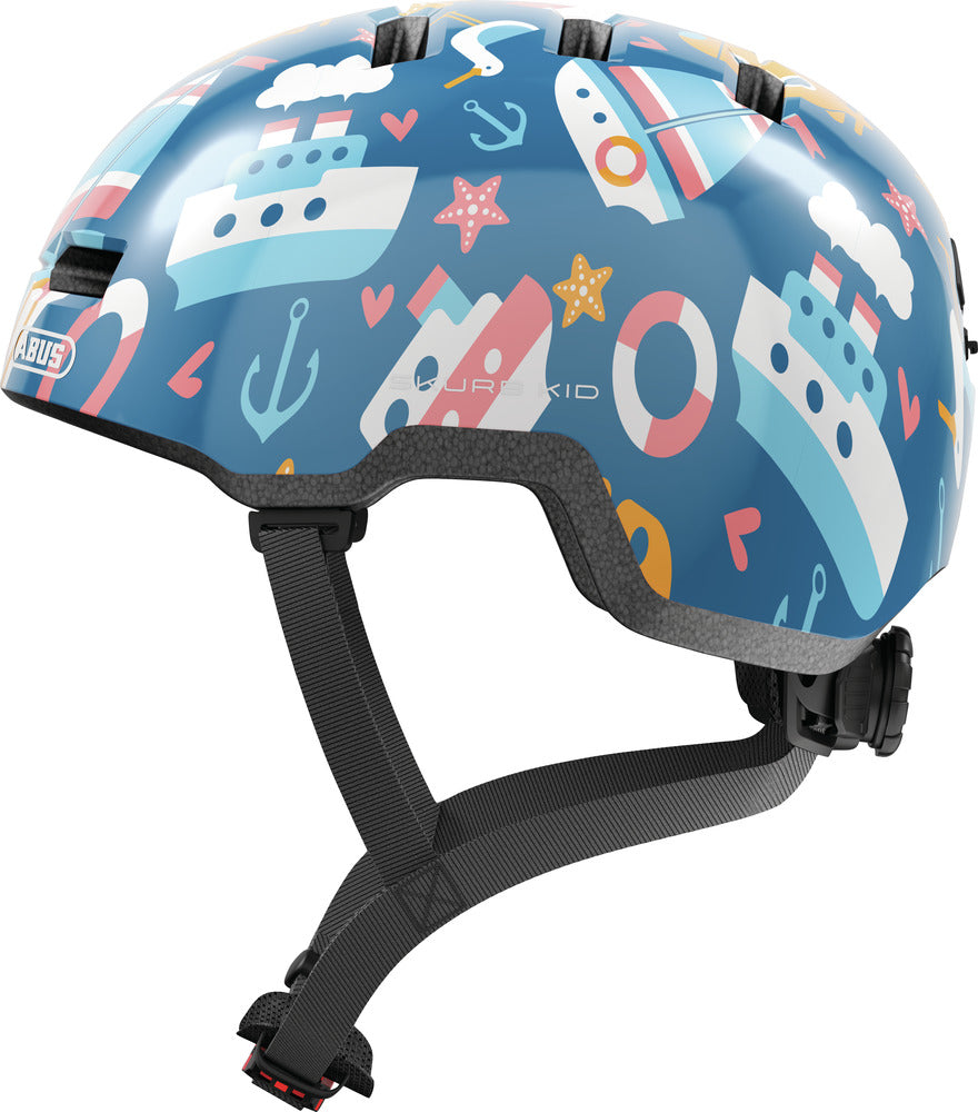 Abus Skurb Kid Helmet – Blue Sailor